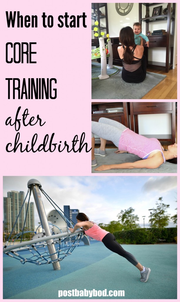 not sure when to start core training after your baby is born? this breaks it all down and includes some effective and safe early postpartum core moves. postbabybod.com