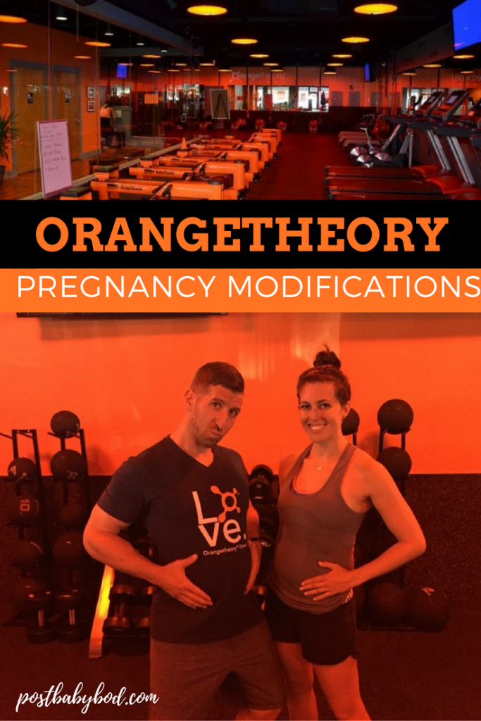 The great list of Orangetheory pregnancy modifications! Not sure how to modify your Orangetheory classes while you're pregnant? This post breaks down all of the prenatal modifications for exercises, cardio, strength and tools. 
